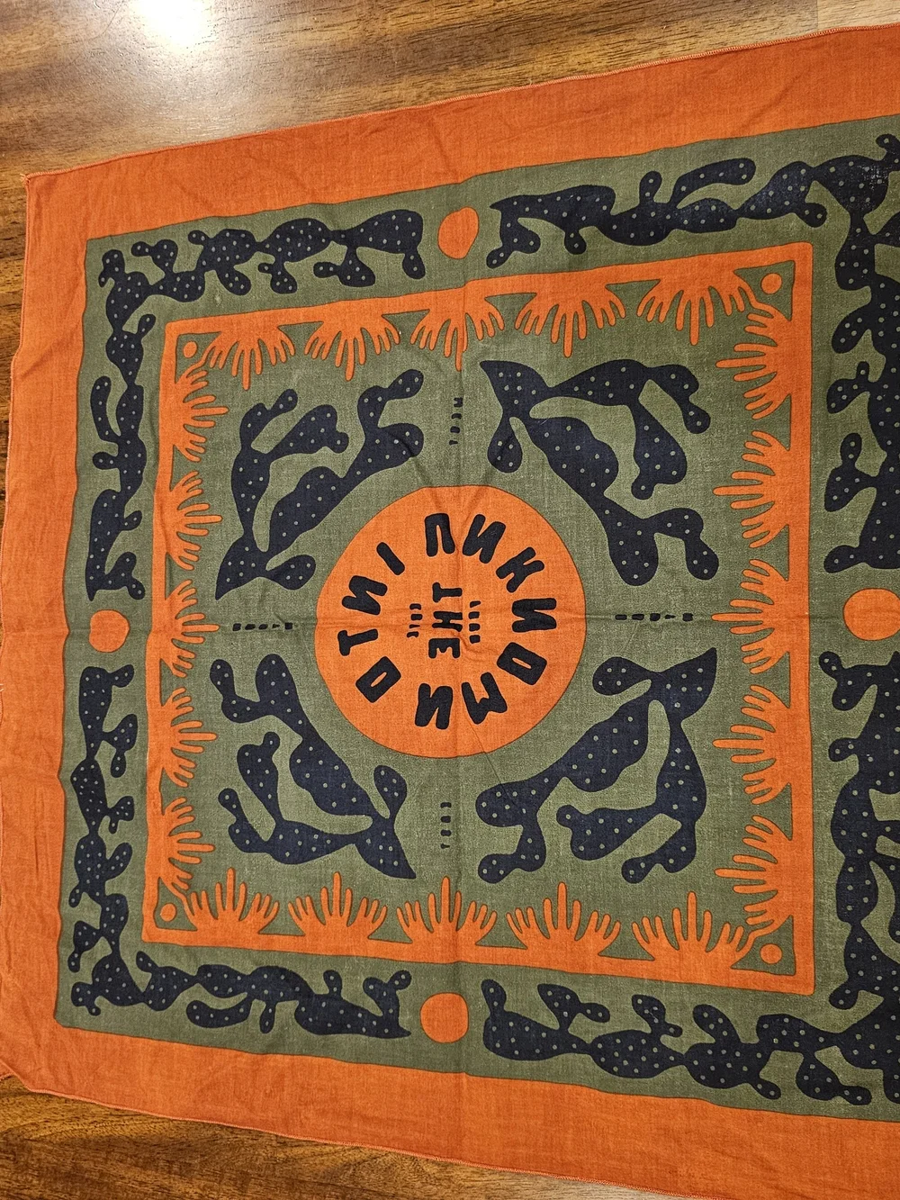 ​Bandits Bandanas 100% Organic Cotton Into The Unknown Desert Cactus CLEAN